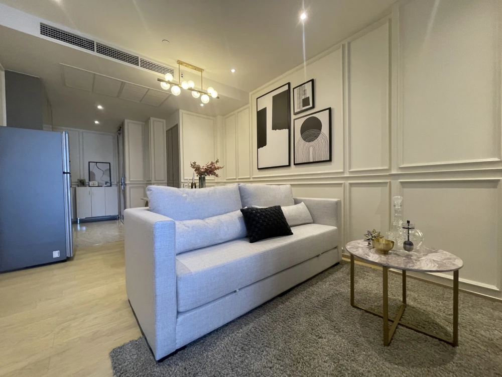 For rent: Ashton Asoke Rama 9, beautifully decorated room, well-built-in, complete in one place, just drag your bags and move in.