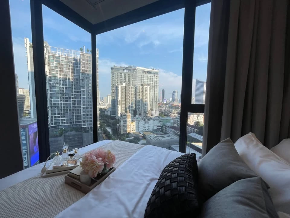 For rent: Ashton Asoke Rama 9, beautifully decorated room, well-built-in, complete in one place, just drag your bags and move in.