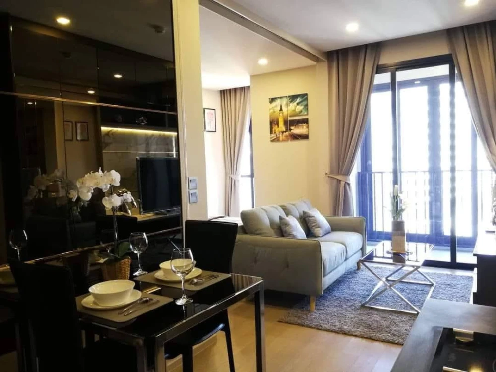For rent: Ashton Asoke, 14th floor, ready to move in, fully furnished, excellent built-in, must reserve like this.
