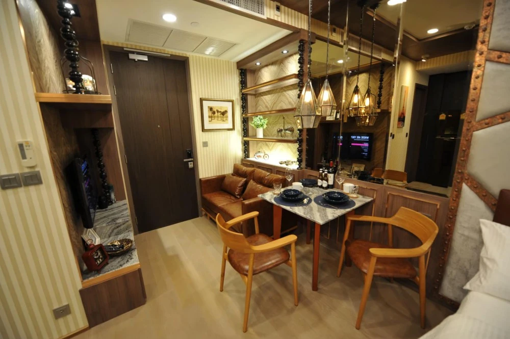 For rent: Ashton Chula-Silom studio apartment, fully furnished, ready to move in.