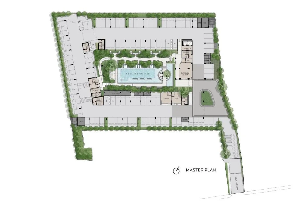 For rent: Aspire Itsaraphap Station. Spacious and comfortable room on a low floor for easy access. Book now!