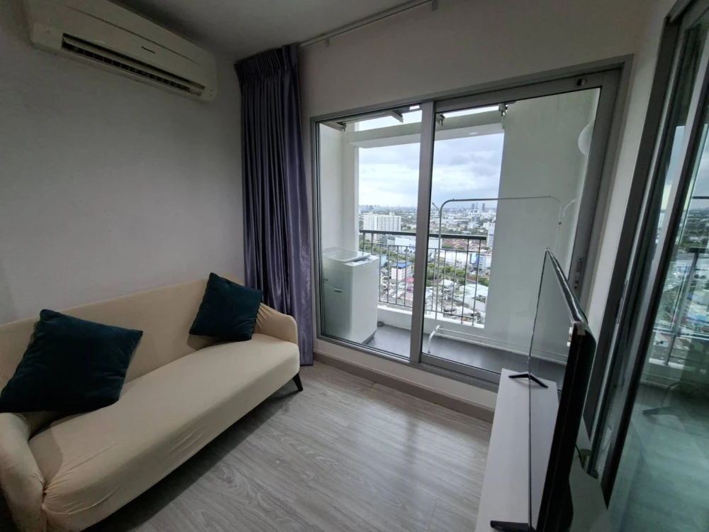 For rent: Aspire Ngamwongwan, 27th floor, fully furnished, very livable. Book now!