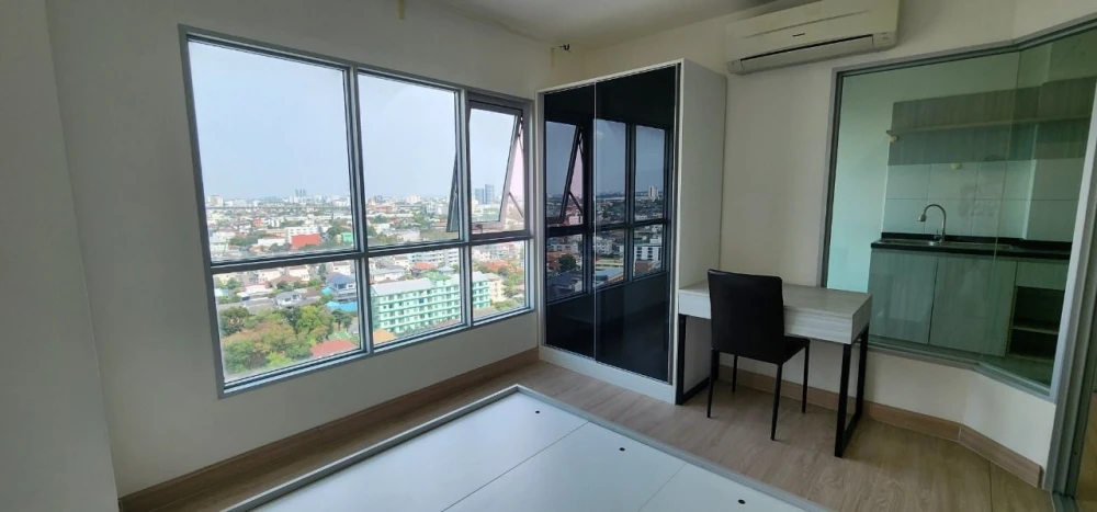 For rent Aspire Ngamwongwan, corner room, privacy, good location, comes with complete facilities, book now
