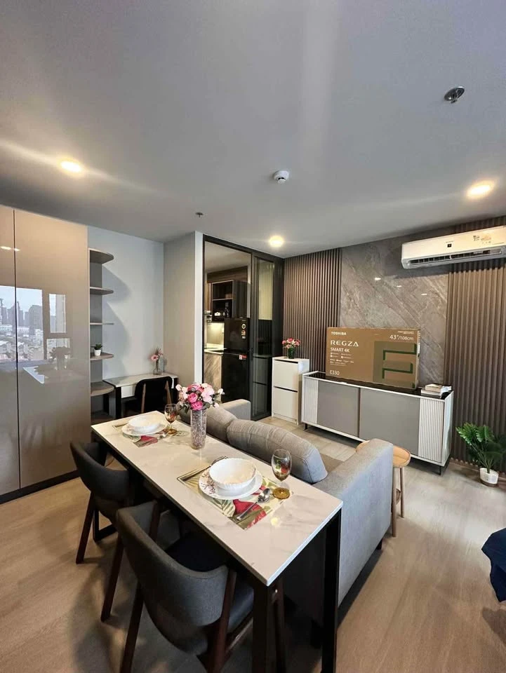 ให้เช่า Aspire Onnut Station ห้องสตูดิโอ ชั้น 18 ตกแต่งครบ พร้อมเครื่องใช้ไฟฟ้าแน่นๆ ห้ามพลาด