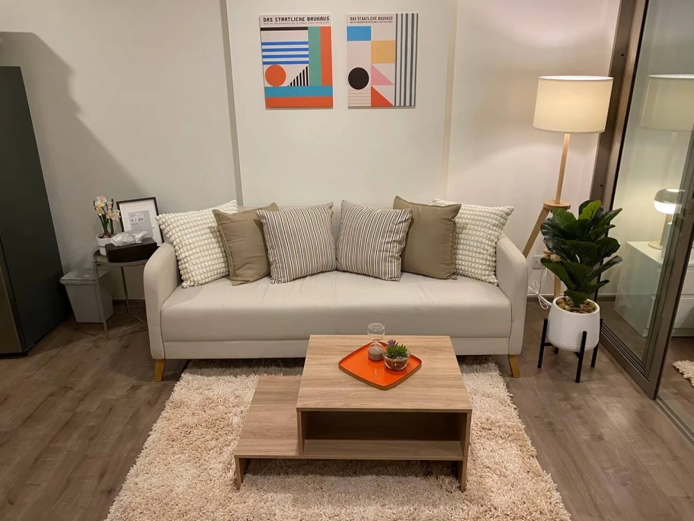 For rent: ASPIRE Pinklao - Arun Ammarin, 5th floor, fully furnished room, move in with your bags immediately. Reserve now!