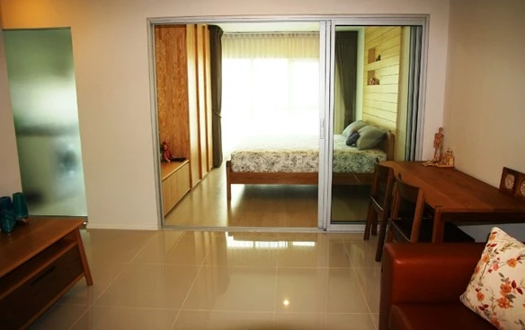 For rent: Aspire Rama 9, 11th floor, partitioned room, fully furnished, reserve now, don't miss out, hurry!