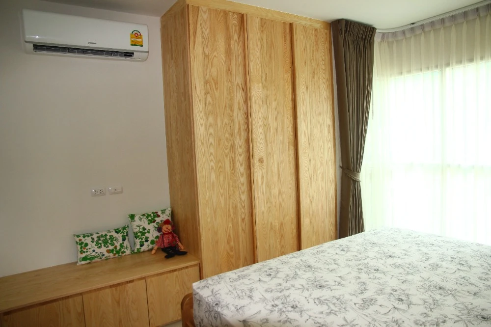 For rent: Aspire Rama 9, 11th floor, partitioned room, fully furnished, reserve now, don't miss out, hurry!
