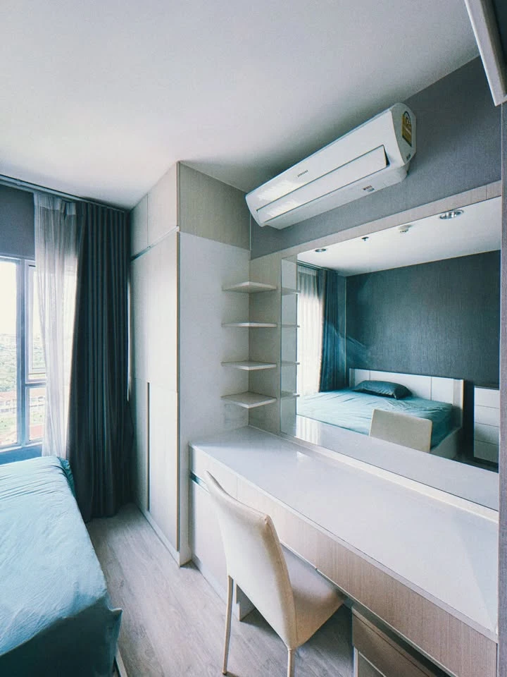 For rent: Aspire Ratchada-Wongsawang, 12th floor, beautiful view, fully furnished, reserve now, don't miss out!
