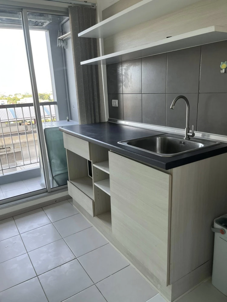 For rent: Aspire Ratchada-Wongsawang, Building B, near the fire escape, fully furnished, ready to move in