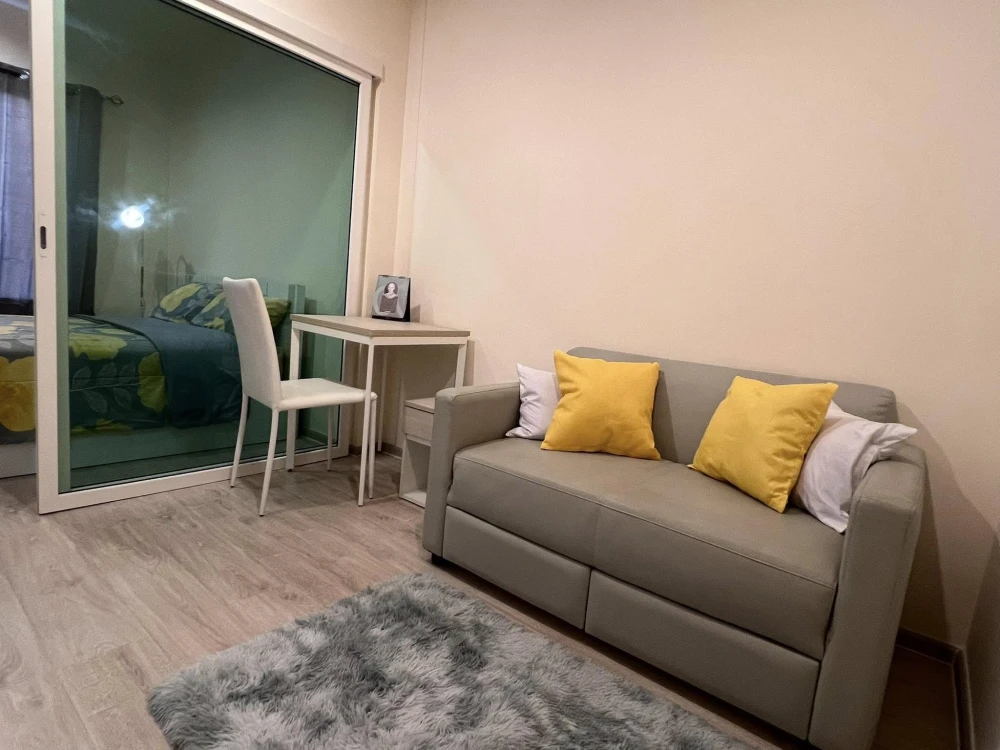 For rent: Aspire Ratchada-Wongsawang, 1 bedroom, 1 bathroom, size 26 sq m, 8th floor, complete facilities, must reserve now.