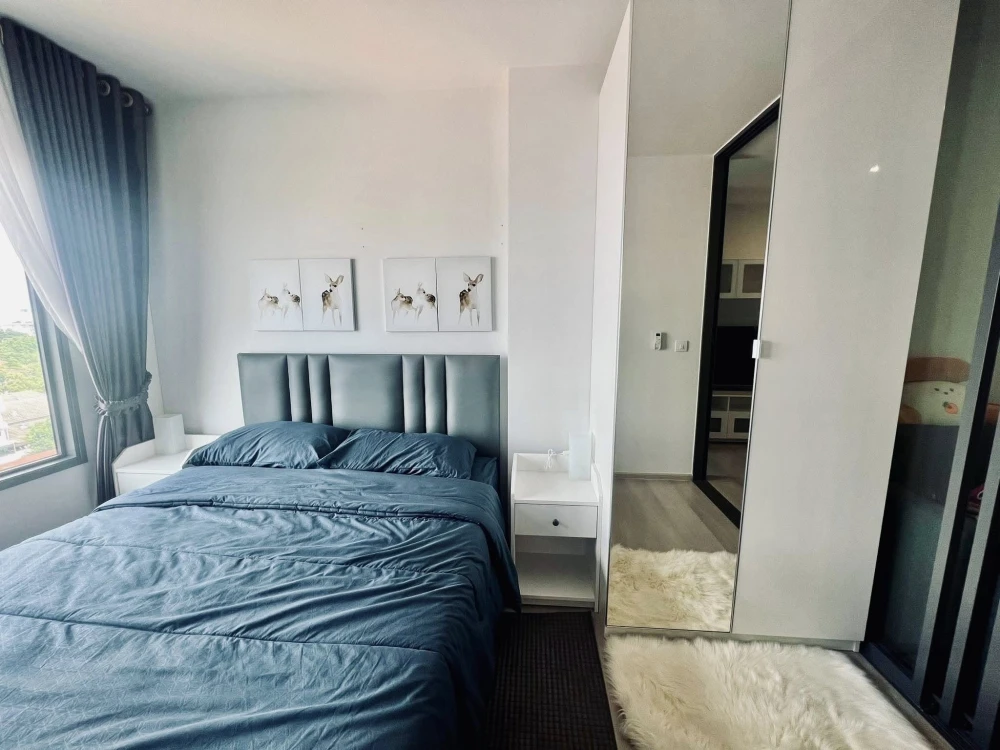 For rent: Aspire Rattanathibet - Weston, 1 bedroom, 1 bathroom, fully furnished and equipped with appliances. Good like this, reserve now.