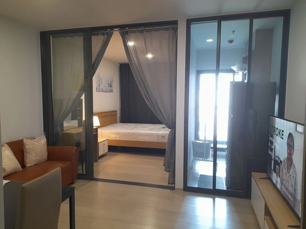 For rent: Aspire Rattanathibet - Weston, 12th floor, beautiful room, good view, fully furnished, reserve now, hurry!