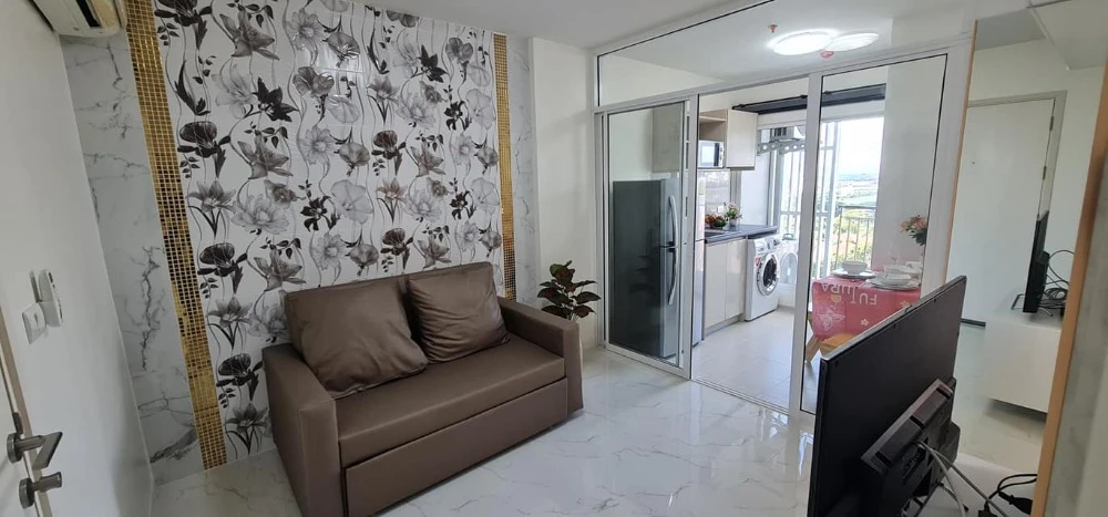 For rent: Fully furnished, inviting unit at Aspire Rattanatibet, located on the 15th floor. Book now!