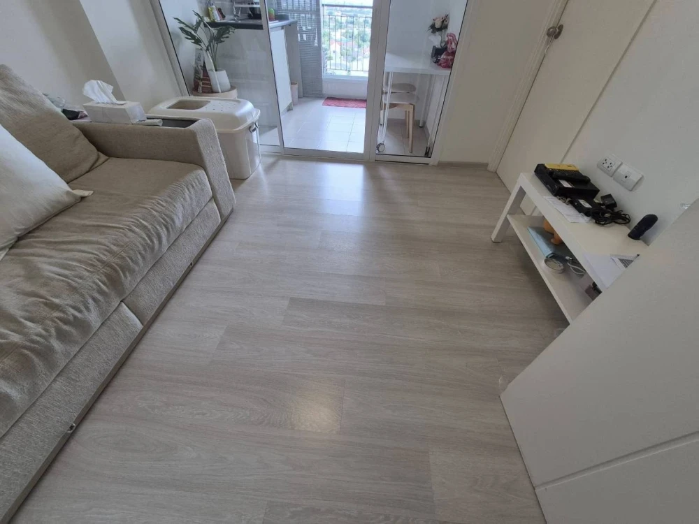 For rent: Aspire Rattanatibet, a nice room on the 16th floor, fully furnished, beautiful city view, not blocked. Good like this, reserve now.