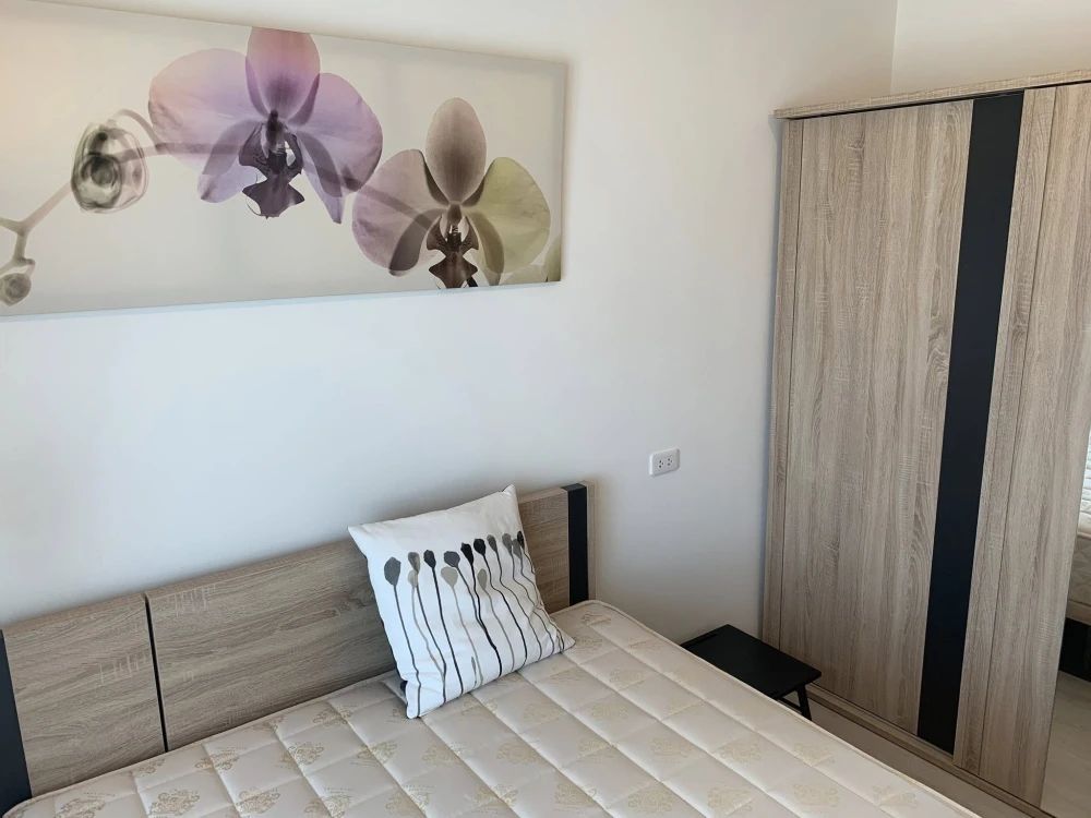 For rent: Aspire Sathorn Thapra, high floor, ready to move in, fully furnished, reserve now.