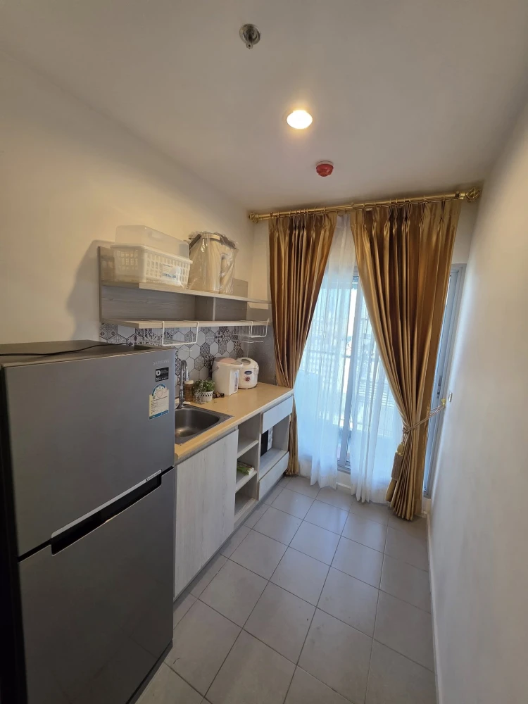 For rent Aspire Sathorn Thapra, beautiful room, high floor, Royal Luxury mattress, 5-star hotel grade, comfortable sleep, no back pain, must book.