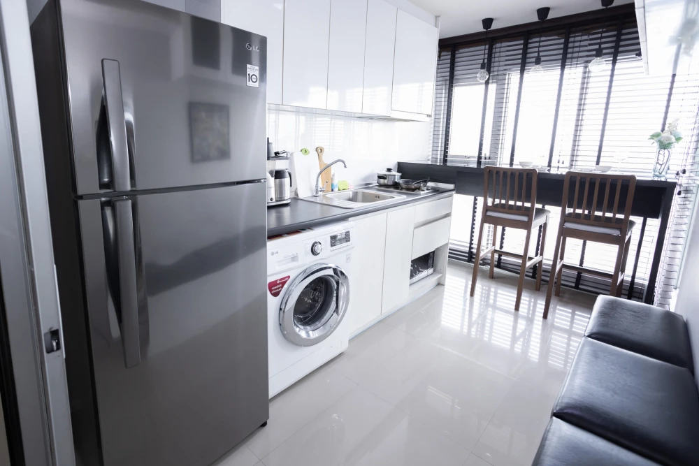 For rent: Aspire Sukhumvit 48, 10th floor. Beautifully furnished and ready to move in. Book now! Don't miss out!