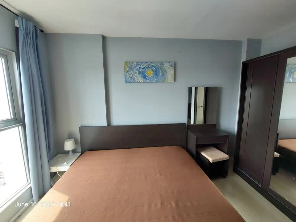 For rent: Aspire Sukhumvit 48, 15th floor, open view, fully furnished, book now, don't wait.