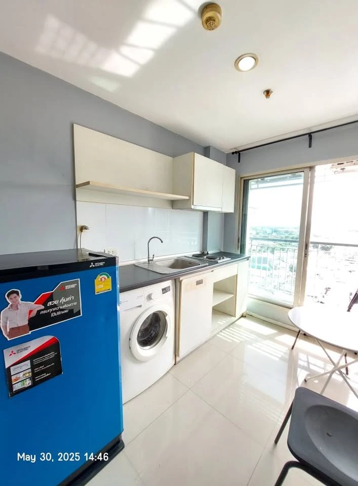 For rent: Aspire Sukhumvit 48, 15th floor, open view, fully furnished, book now, don't wait.