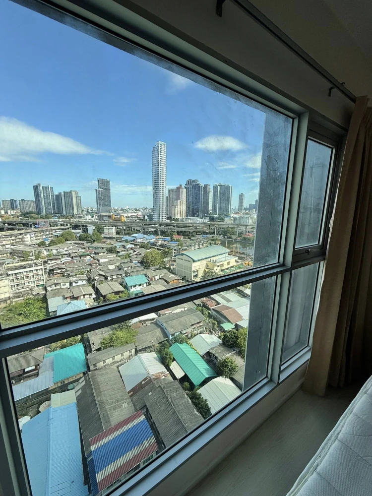 Aspire Sukhumvit 48 for rent, nice room, fully furnished and equipped with appliances, beautiful city view, no blocking, reserve now.