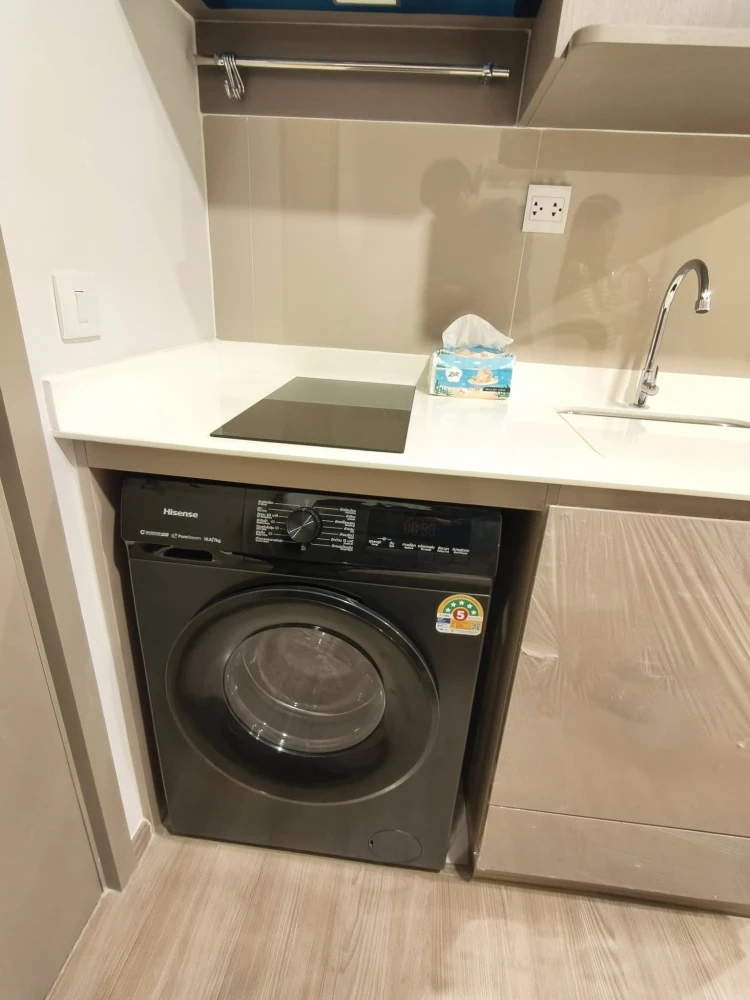 For rent: Aspire Sukhumvit Rama 4, ready to move in, fully furnished, high floor, reserve now.