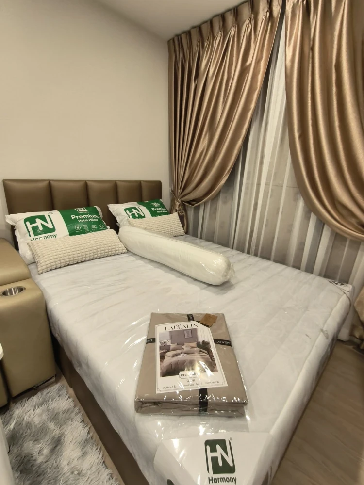 For rent: Aspire Sukhumvit Rama 4, ready to move in, fully furnished, high floor, reserve now.