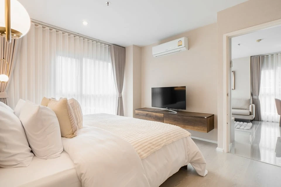 For rent Aspire Rama 9, ready to move in, spacious room, suitable for a family, hurry and book now+++