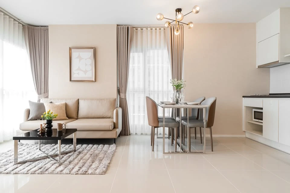 For rent Aspire Rama 9, ready to move in, spacious room, suitable for a family, hurry and book now+++