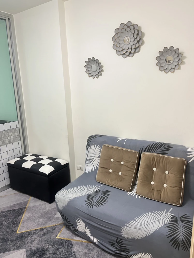 Aspire Ladprao 113 for rent. Fully furnished and equipped with all appliances—move-in ready with just your personal belongings.