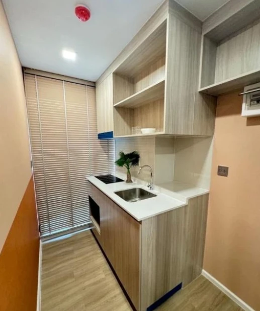 For rent: Atmoz Flow Minburi, 8th floor, corner room, beautiful view, fully furnished, ready to move in, reserve now, hurry!