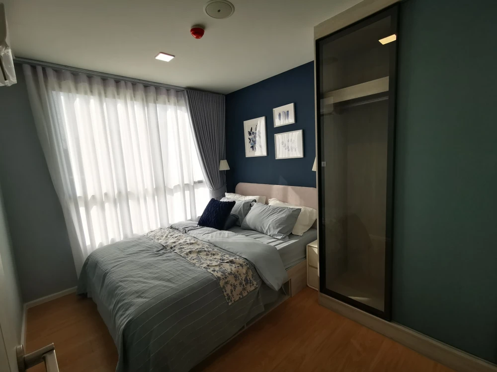For rent: Atmoz Kanaal Rangsit, 1 bedroom, 1 bathroom, decorated in a cool tone, good location, convenient transportation, don't miss it.