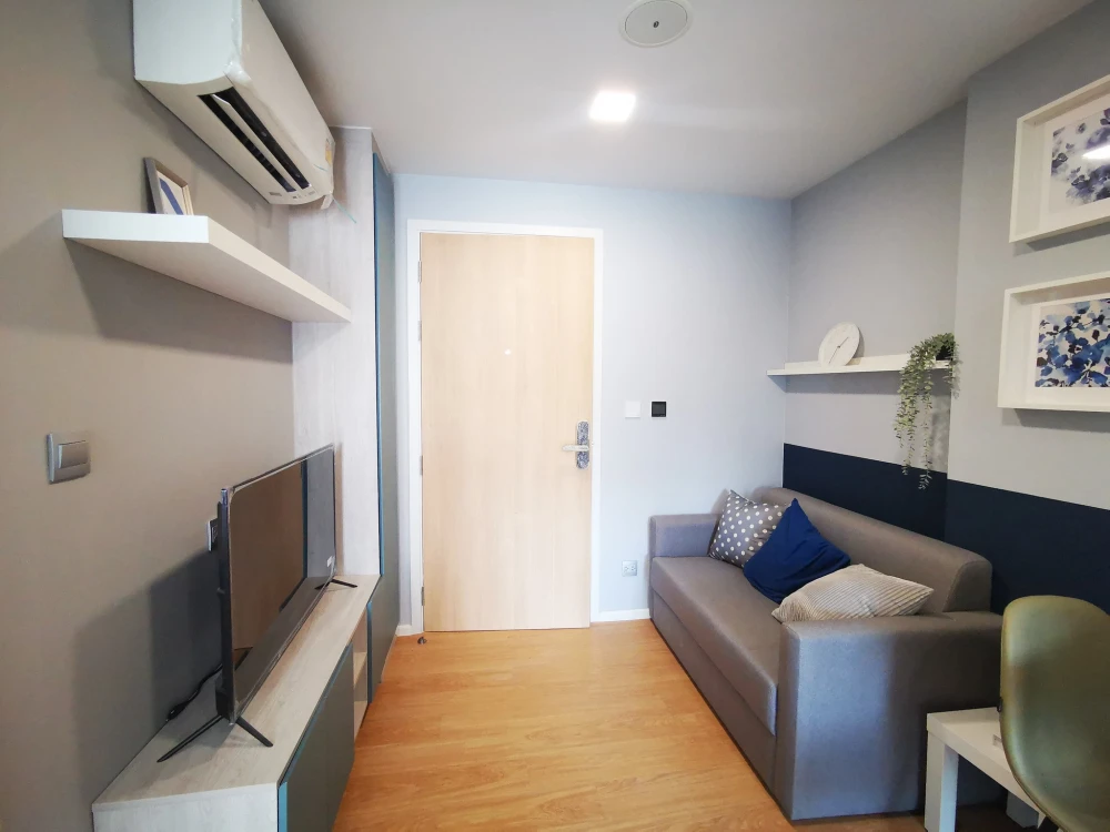 For rent: Atmoz Kanaal Rangsit, 1 bedroom, 1 bathroom, decorated in a cool tone, good location, convenient transportation, don't miss it.