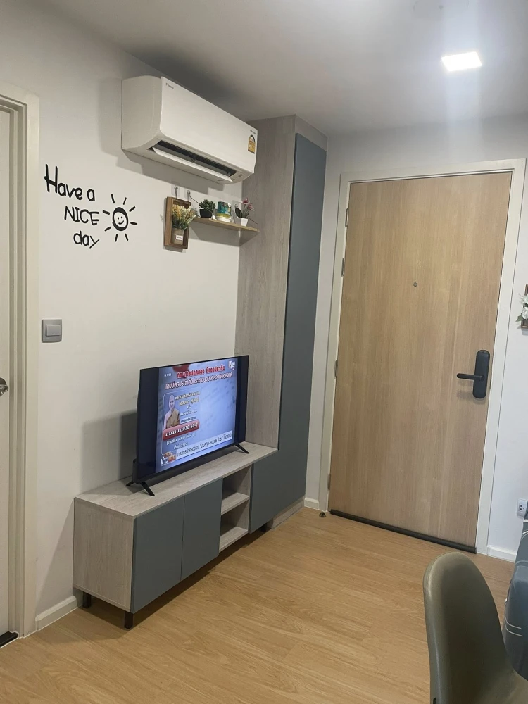 For rent: Atmoz Kanaal Rangsit, 1 bedroom, 1 bathroom, fully furnished and equipped, just bring your bags and move in!