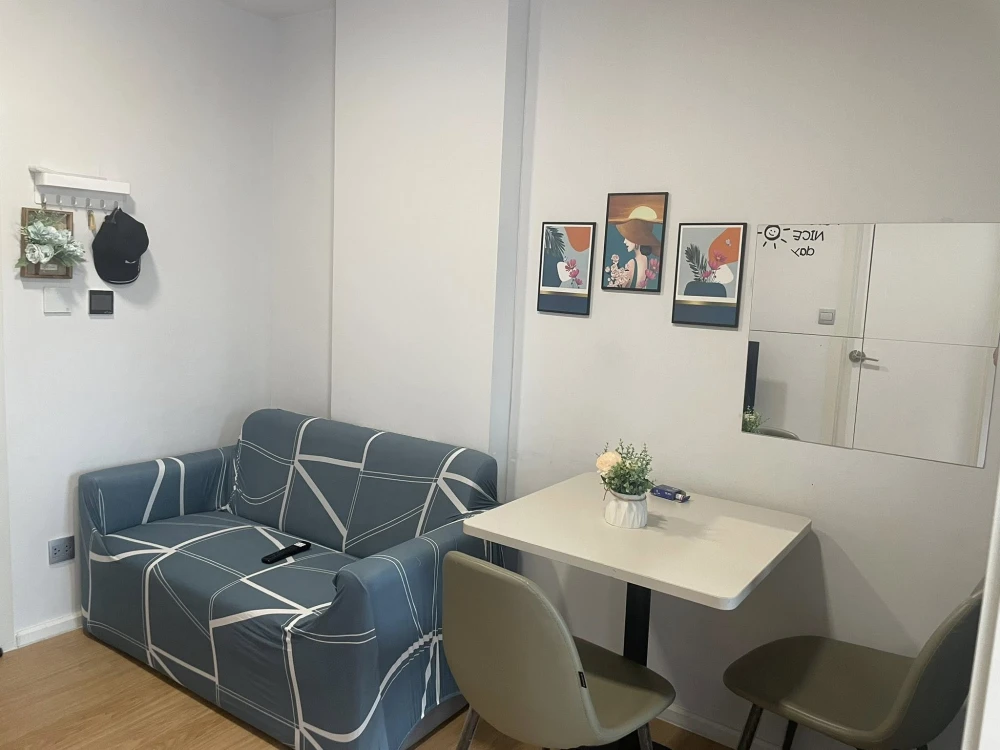 For rent: Atmoz Kanaal Rangsit, 1 bedroom, 1 bathroom, fully furnished and equipped, just bring your bags and move in!