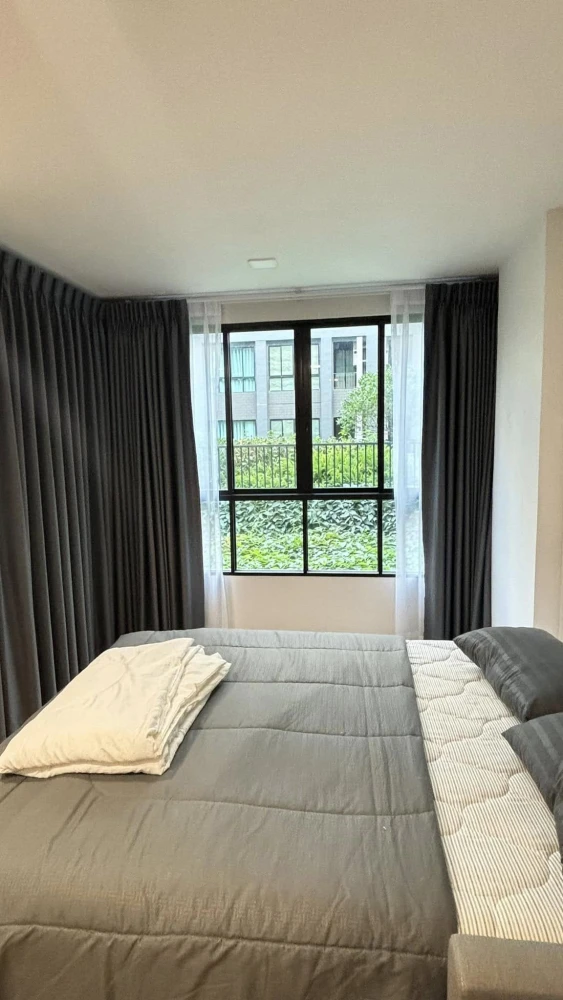 For rent: Atmoz Kanaal Rangsit, 2nd floor, garden view, fully furnished, book now.