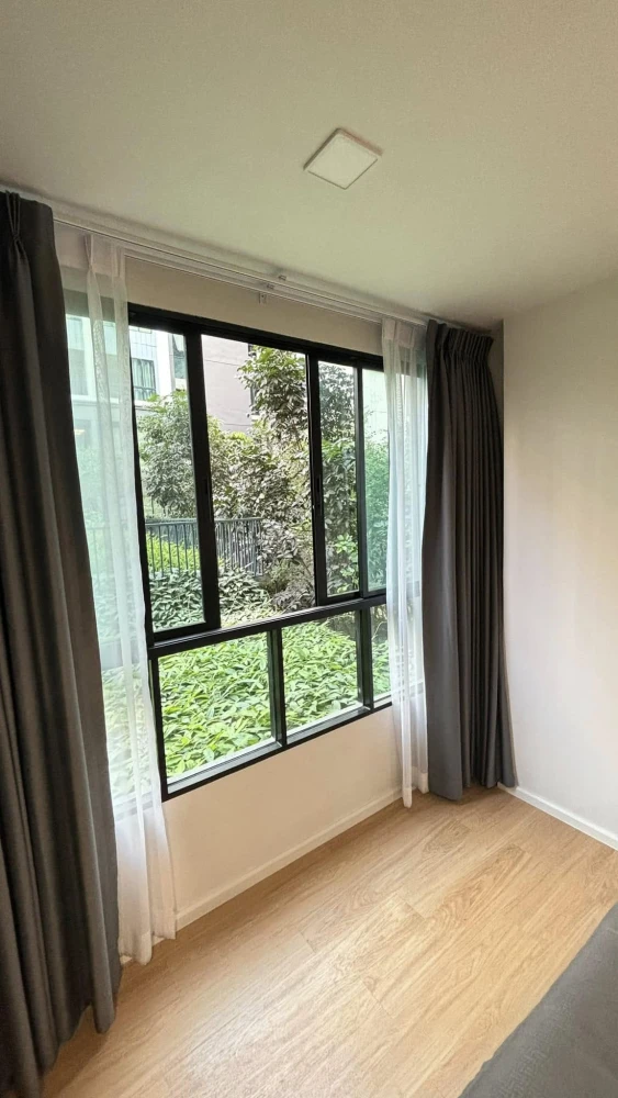 For rent: Atmoz Kanaal Rangsit, 2nd floor, garden view, fully furnished, book now.