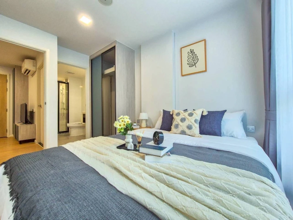 For rent: Atmoz Kanaal Rangsit, 4th floor, beautiful room, fully furnished. If interested, hurry and reserve now!