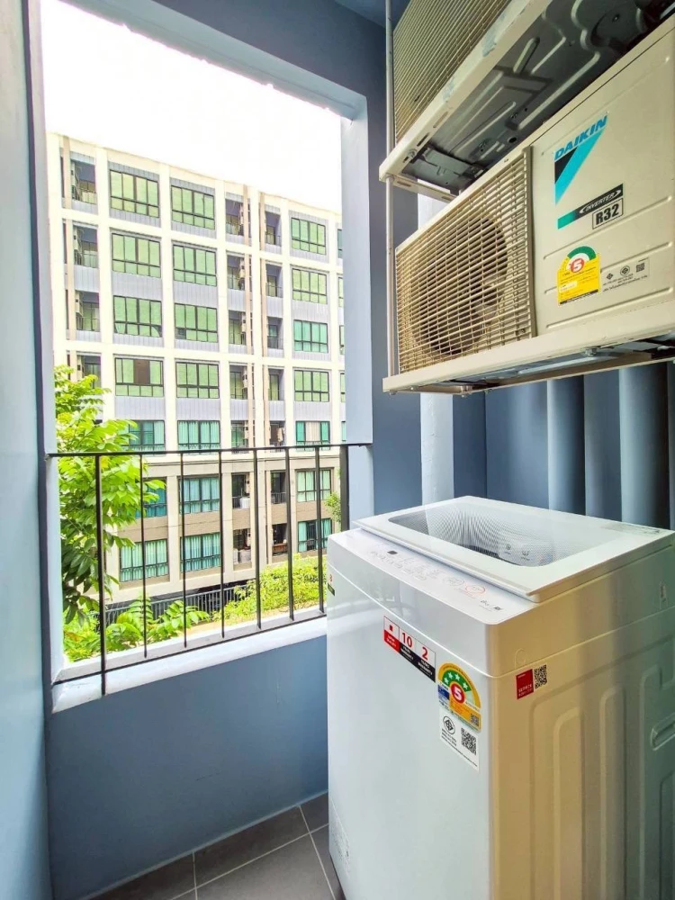 For rent: Atmoz Kanaal Rangsit, 4th floor, beautiful room, fully furnished. If interested, hurry and reserve now!