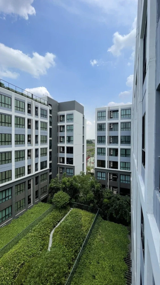 For rent Atmoz Kanaal Rangsit, 6th floor, nice room, comes with complete decoration, book now, don't wait.