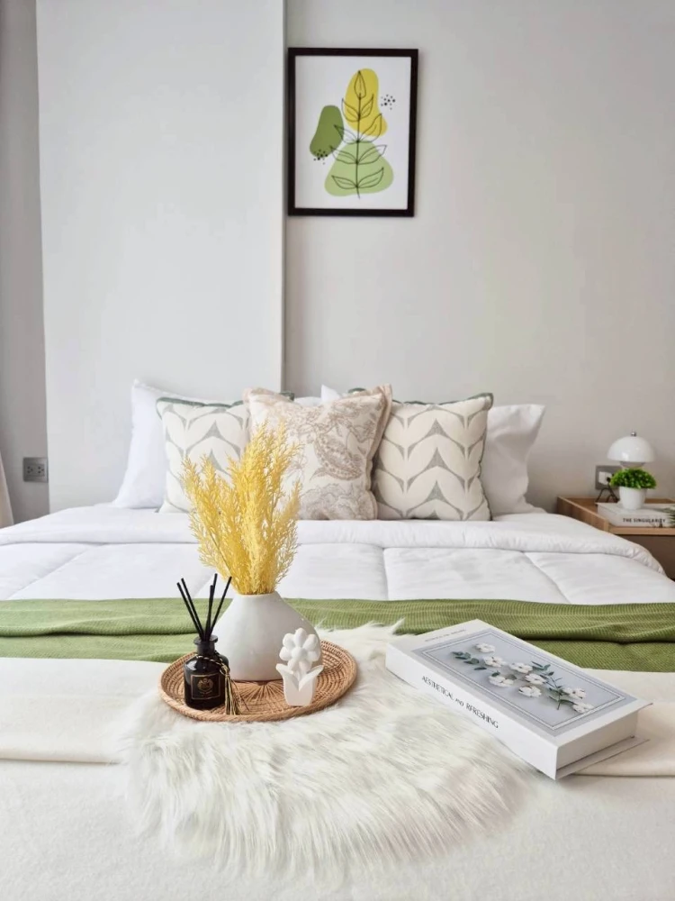 For rent: Atmoz Kanaal Rangsit, 6th floor. Beautifully furnished and ready to move in. Book now!