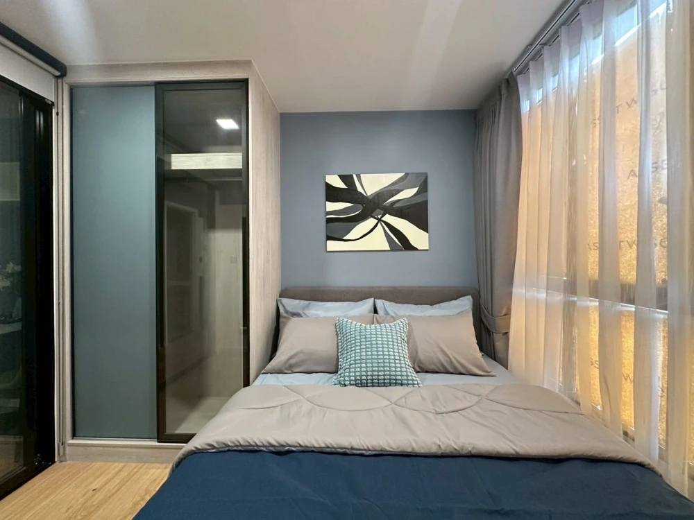 For rent: Atmoz Kanaal Rangsit, 7th floor, city view, fully furnished, book now!