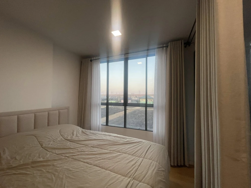 For rent: Atmoz Kanaal Rangsit, Studio room, view of the Red Line, furniture and appliances, book now.