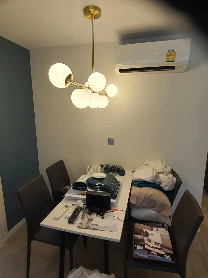 ให้เช่า Atmoz Ladprao 71 2 ห้องนอน พื้นที่ใช้สอยเยอะ ตกแต่งคุมโทน มาพร้อมสิ่งอำนวยความสะดวกครบครัน จองเลย