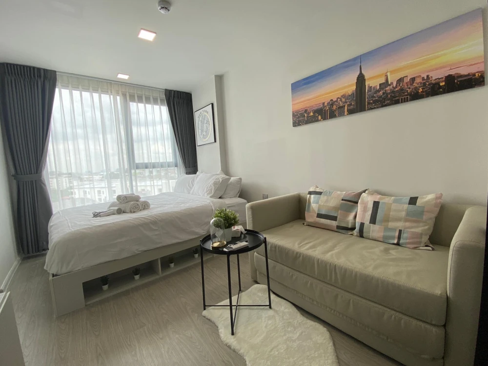 For rent: Atmoz Oasis Onnut, stylishly decorated room, nice to live in, city view, don't miss it.