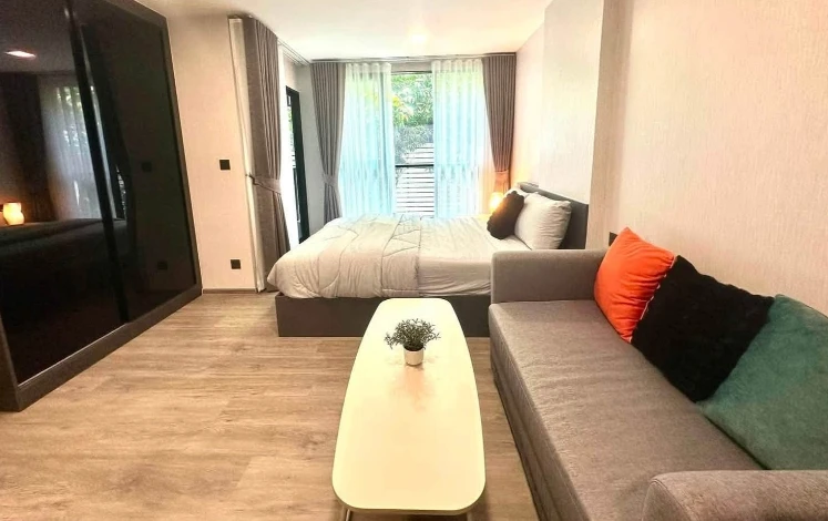 For Rent: Atmoz Palacio Ladprao Wanghin, 2nd floor. Lovely, fully furnished unit—book now!