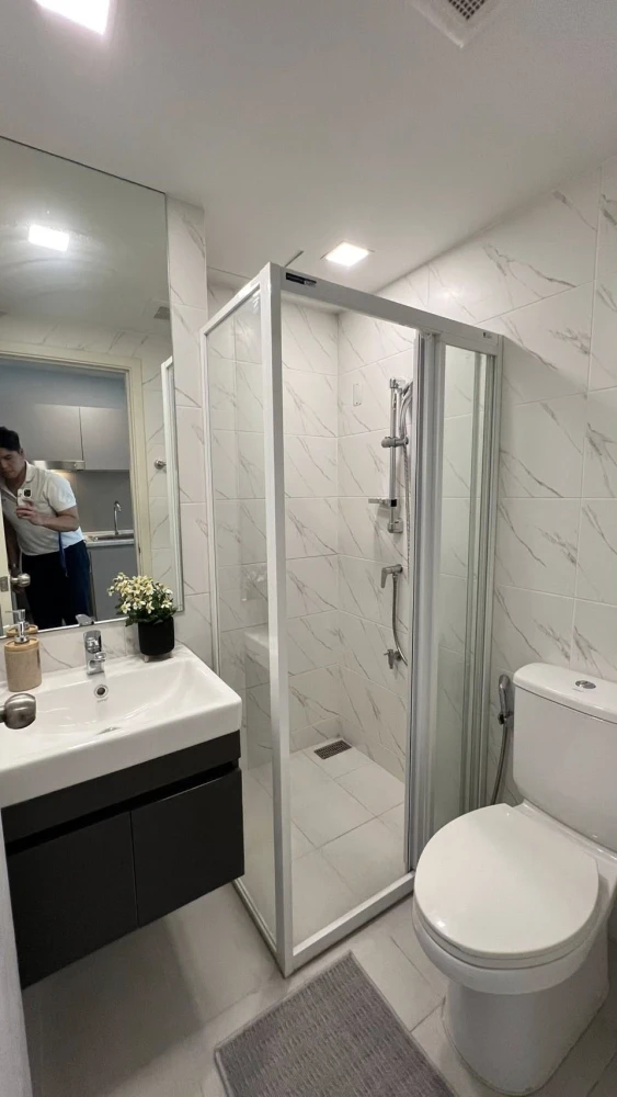 ให้เช่า Atmoz Ratchada-Huaikwang 1 ห้องนอน 1 ห้องน้ำ วิวโล่ง ไม่บล็อค ตกแต่งคุมโทน เฟอร์ครบครัน จองเลย