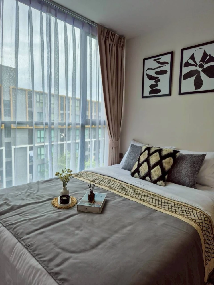 ให้เช่า Atmoz Tropicana Bangna ห้องน่าอยู่ เฟอร์พร้อม จองเลย