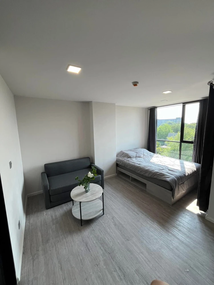 For rent: Atmoz Tropicana Bangna. Nice room, fully furnished with appliances. Just bring your personal belongings and move in! Book now before it's to