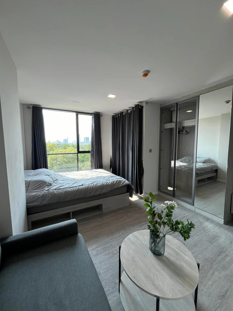 For rent: Atmoz Tropicana Bangna. Nice room, fully furnished with appliances. Just bring your personal belongings and move in! Book now before it's to