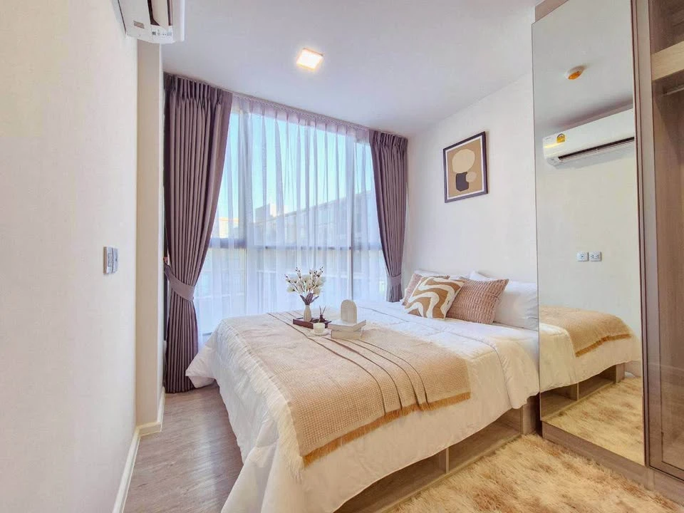 For rent: Atmoz Tropicana Bangna, ready to move in, fully furnished, reserve now.